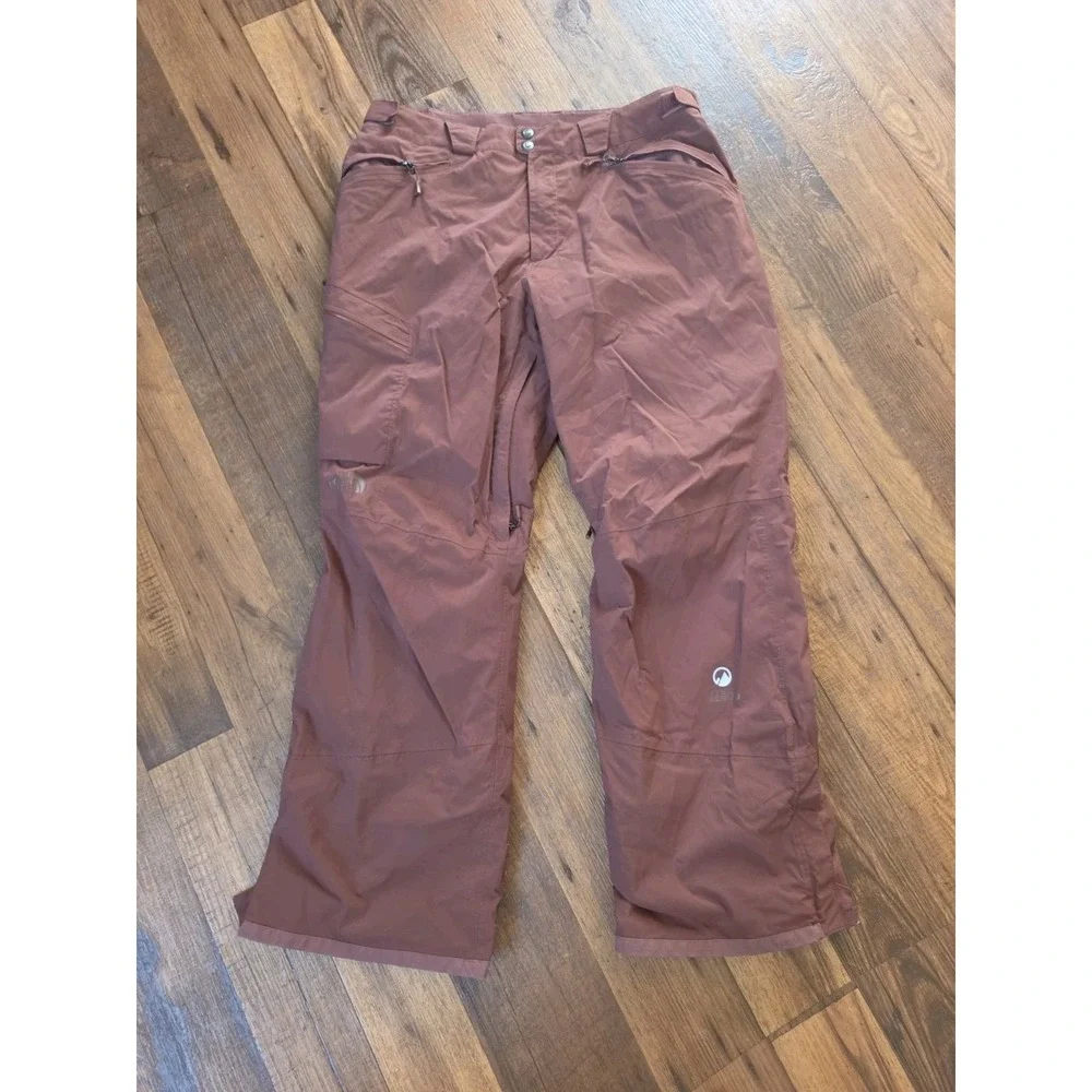 North Face Steep Series Dry Vent Mens XL Redish Brown Snow Ski Snowboard Pants